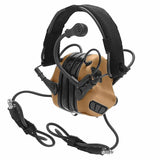 EARMOR Dual Comm Headset M32-Mark3 MilPro Military Standard - Foliage Green