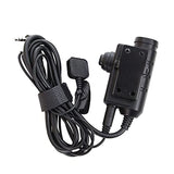 EARMOR M52 Tactical Headset PTT Adapter for Motorola 2-Way Radio with Finger Button