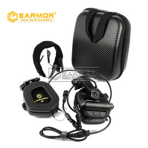 EARMOR M32X-Mark3 MilPro Military Standard Electronic Communication Headphone - Black