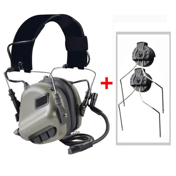 EARMOR M32 MOD4 Tactical Headset & ARC Rail Adapter Set