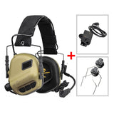 EARMOR M32 Tactical Headset & M51 Kenwood PTT Adapter & ARC Rail Adapter Sets 6 Colors