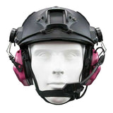 EARMOR M32H MOD4 Tactical Headset Electronics Communication Hearing Protector - Pink