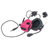 EARMOR M32H MOD4 Tactical Headset Electronics Communication Hearing Protector - Pink