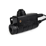 EARMOR M52 Tactical Headset PTT Adapter for Motorola 2-Way Radio with Finger Button