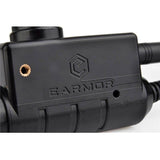 EARMOR M52 Tactical Headset PTT Adapter for Motorola 2-Way Radio with Finger Button