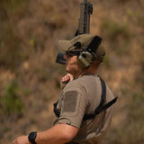 EARMOR M32 MOD4 Tactical Headset & Exfil Helmet Rail Adapter Set 6 Color