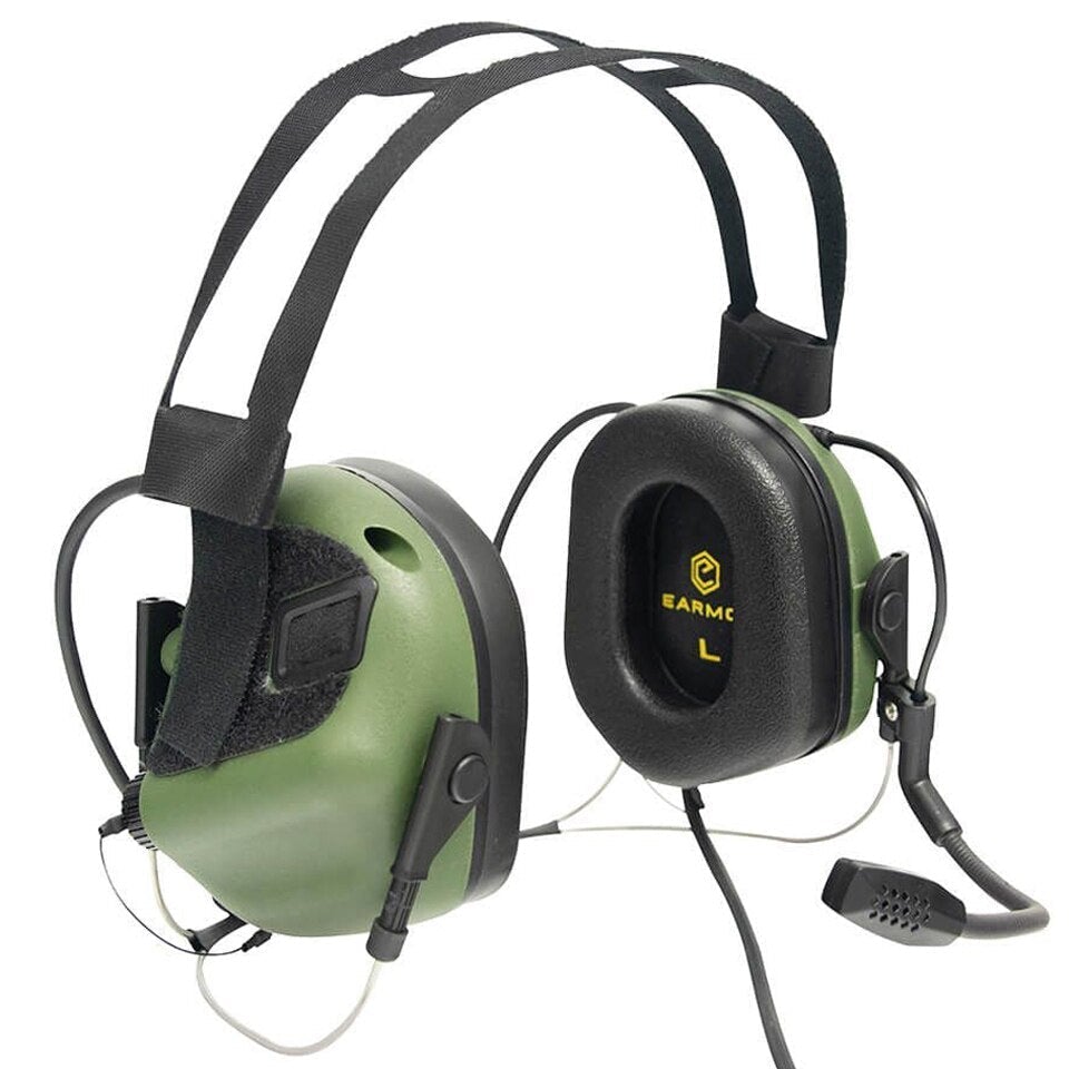 Ec Headset EARMOR M32N-Mark3 MilPro Military Standard Headset - Foliage Green ...