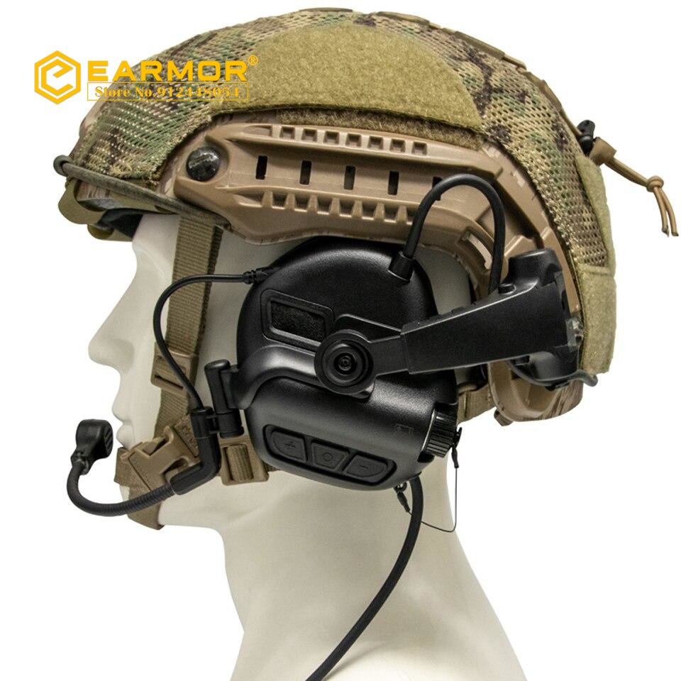 Navy Rac OPSMEN EARMOR M32X-Mark3 MilPro Military Standard RAC Headset - Black ...