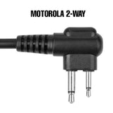 EARMOR M52 Tactical Headset PTT Adapter for Motorola 2-Way Radio with Finger Button